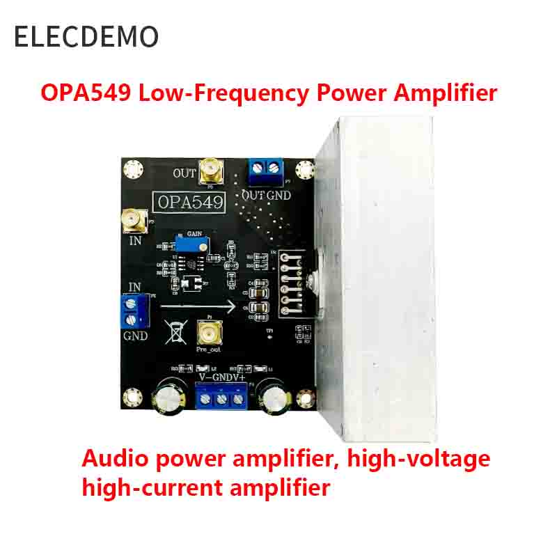 Diy Audio Electronics Kit - Hochspannungs-Hochstrom-Leistungs-Op-Amp-Modul Audio-Verstärkerplatine Niederfrequenz Geräuscharm DIY-Kit OPA549/OPA548/OPA544/OPA541