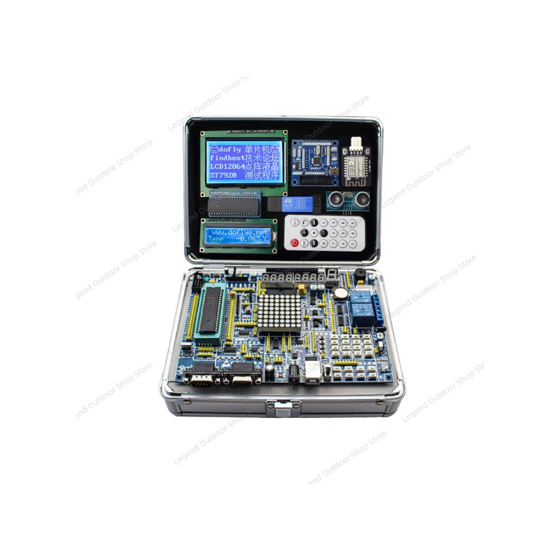 Diy Electronics Learning Kit - LY-51S 51MCU Entwicklungsboard Lern- und Experimentierbox