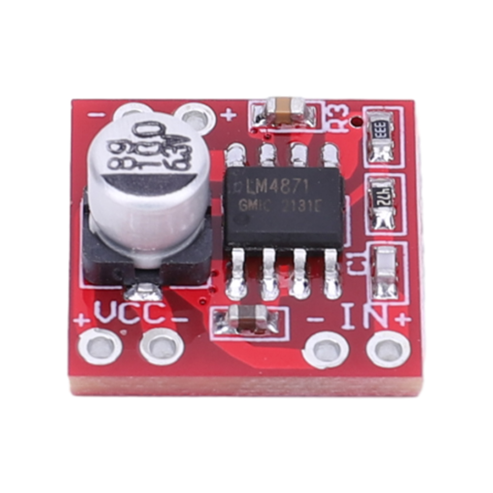 Diy Audio Electronics Kit - LM4871 Einkanal-Verstärkerplatine 3W Sprachverstärkermodul DC 3V-5V