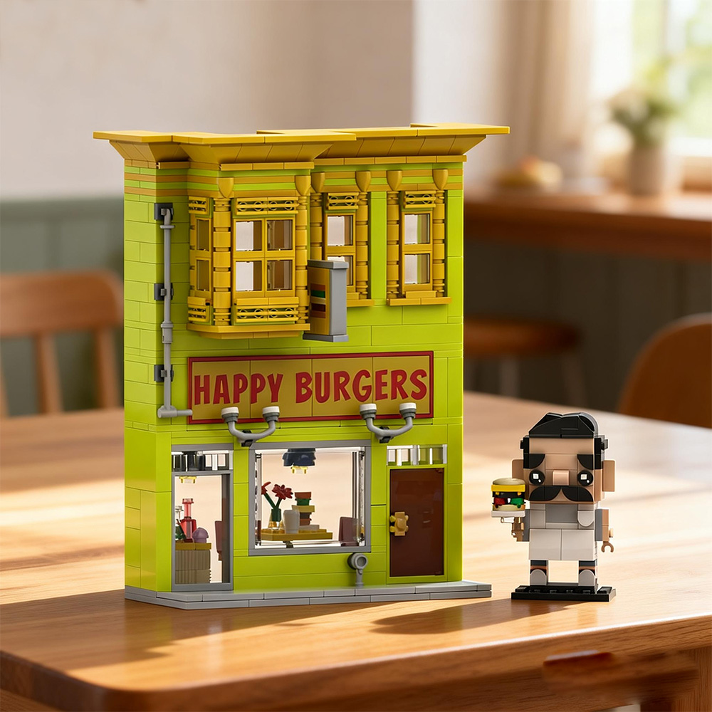 Gobricks MOC Bobs Burgers Baus – Diy Electronics Shop Bewertung und Preis